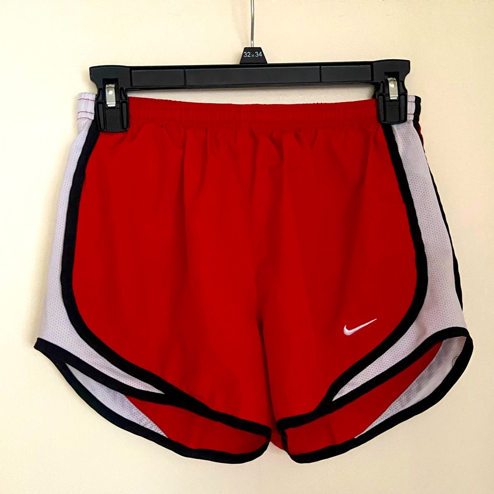 Nike Dri-Fit Black & Red Shorts
